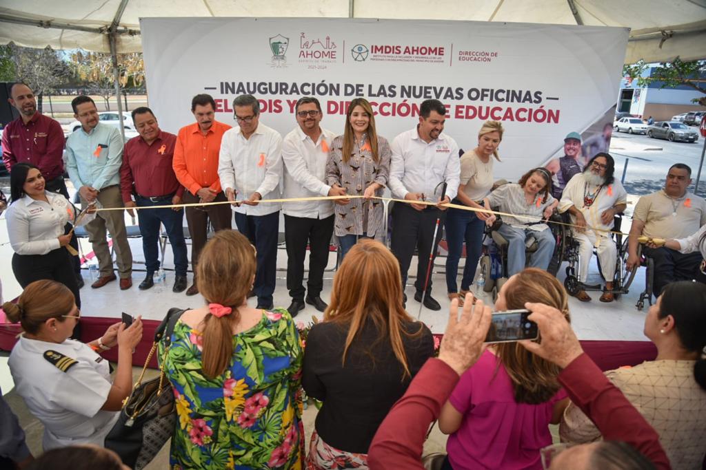 Estrenan oficinas operativas el Imdis y Dirección de Educación en Ahome 