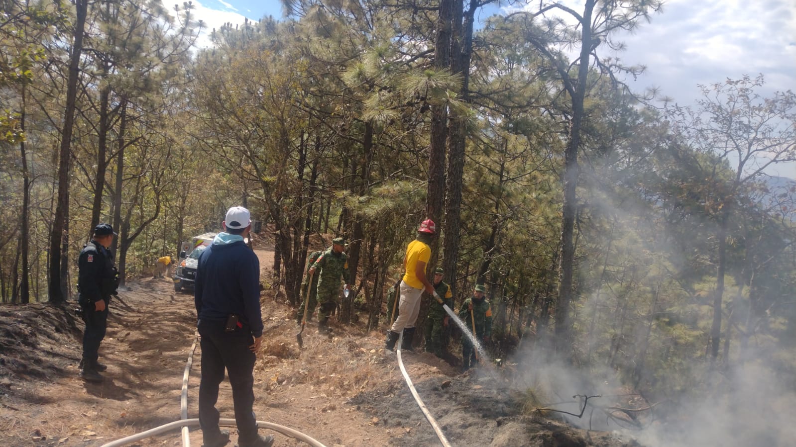 Mantendrá Mazatlán apoyo a Concordia en lo que sea necesario, afirma Édgar González Zatarain ante incendio en zona serrana