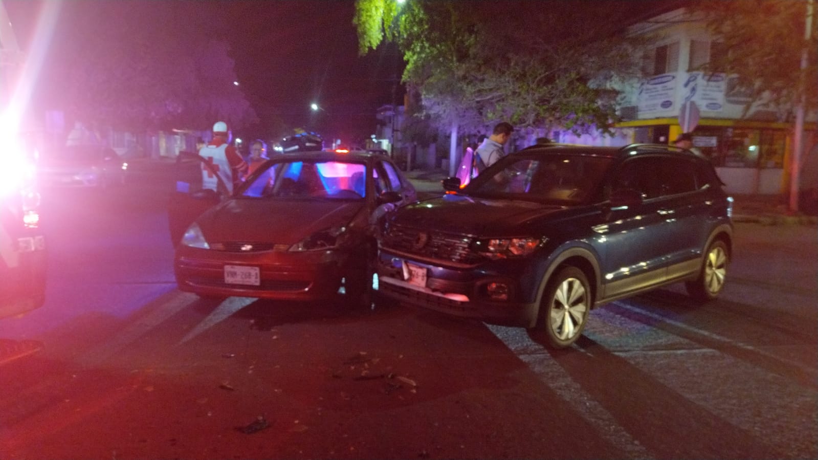 Un menor lesionado en accidente vial en el sector centro de Los Mochis