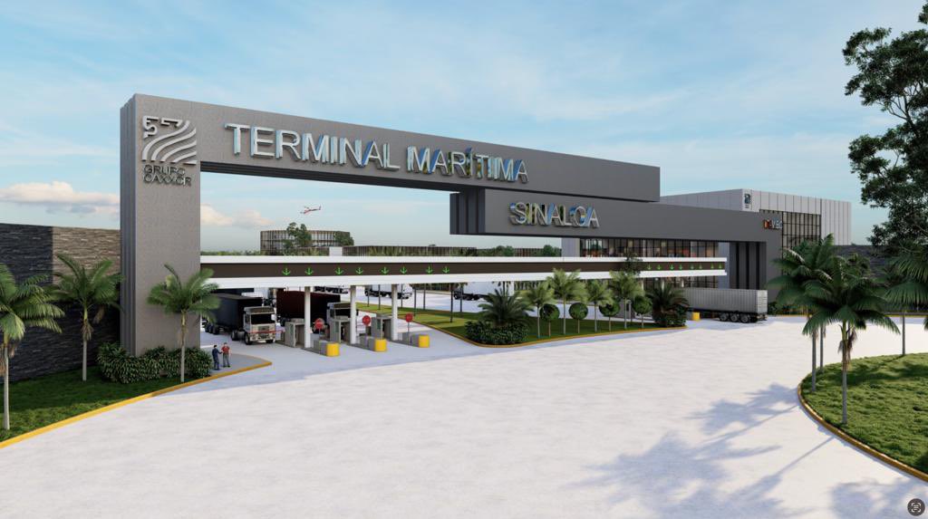 Así lucirá la nueva terminal marítima en San Ignacio del Corredor T-MEC