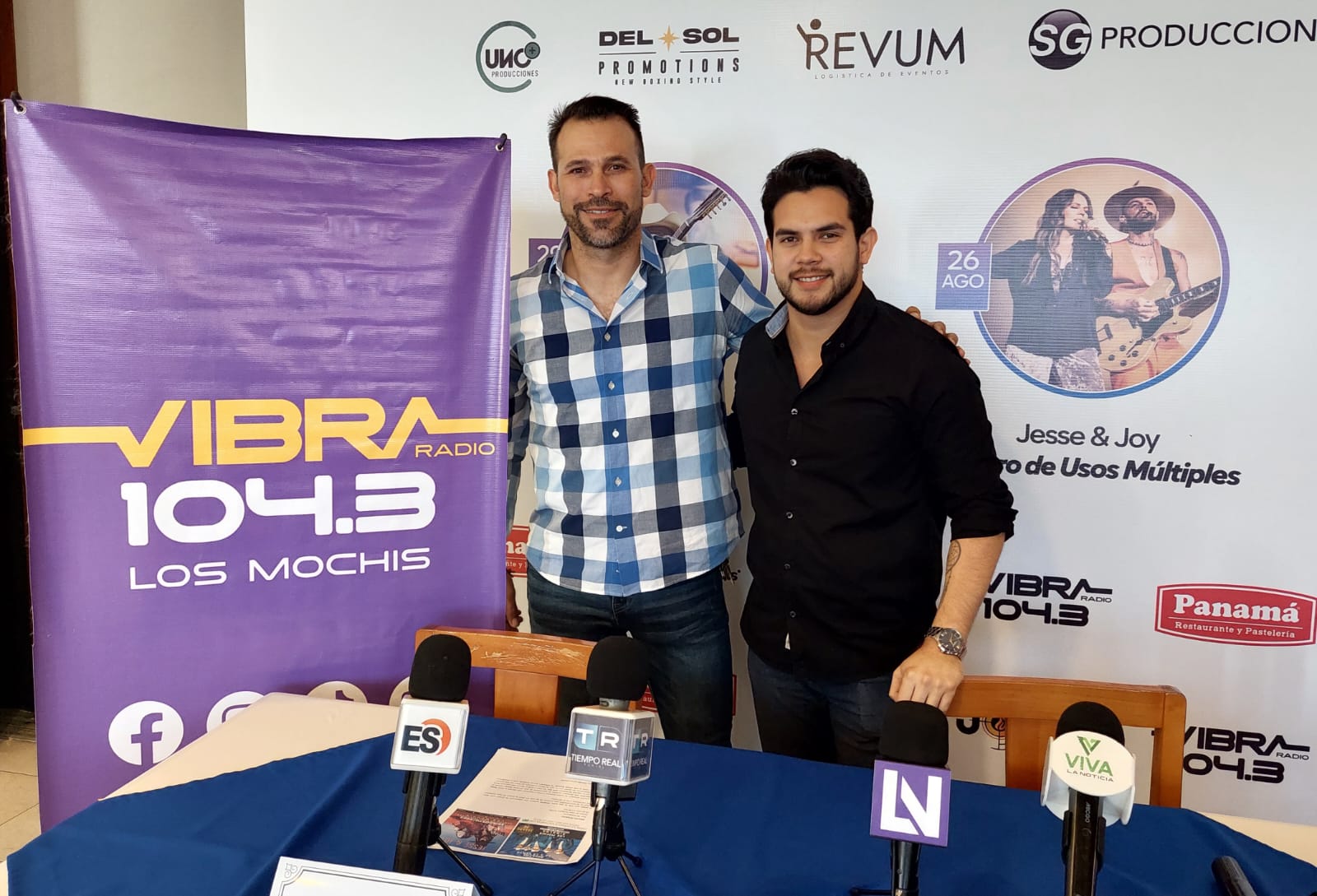 Abren taquilla para los conciertos del Grupo Pesado acompañado de Lalo Mora y Jesse & Joy en Los Mochis