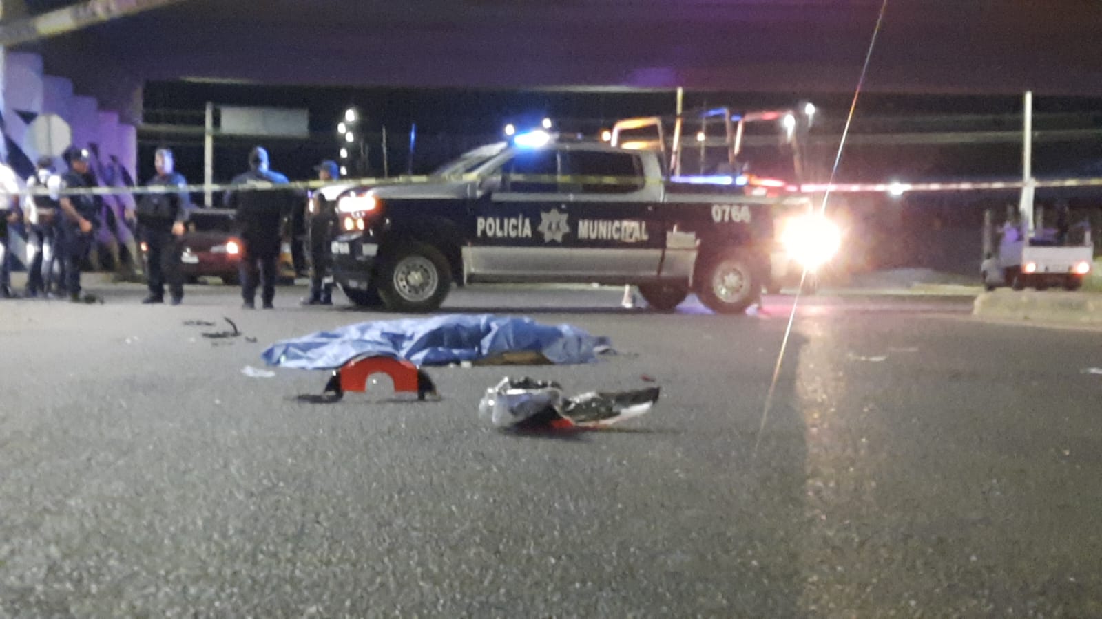 Choque en el crucero de la Obregón y Costerita de Culiacán, deja a un motociclista sin vida