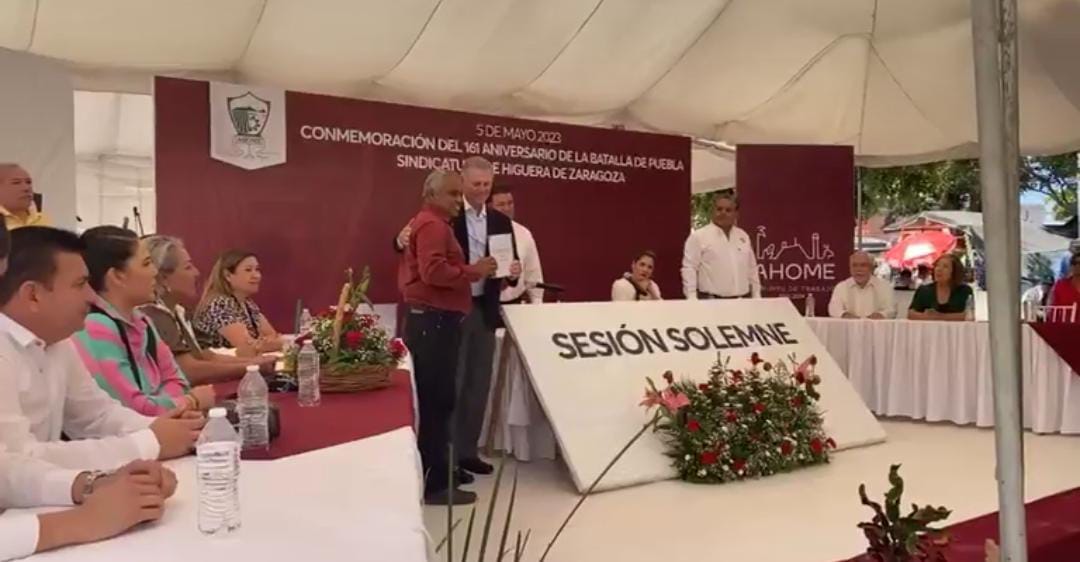 Ahome cambia poderes municipales a Higuera de Zaragoza; celebran 161 años de la Batalla de Puebla