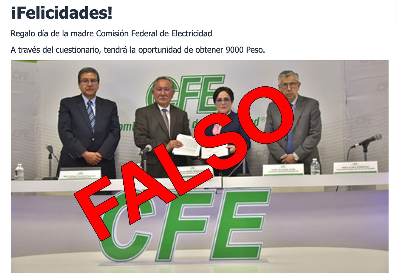 ¡Tenga cuidado! CFE alerta sobre modalidades de fraudes a nombre de la empresa energética