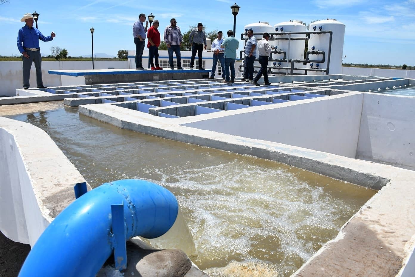 Ceapas apoya con 600 mil pesos para echar a andar la planta potabilizadora de Alhuey, en Angostura