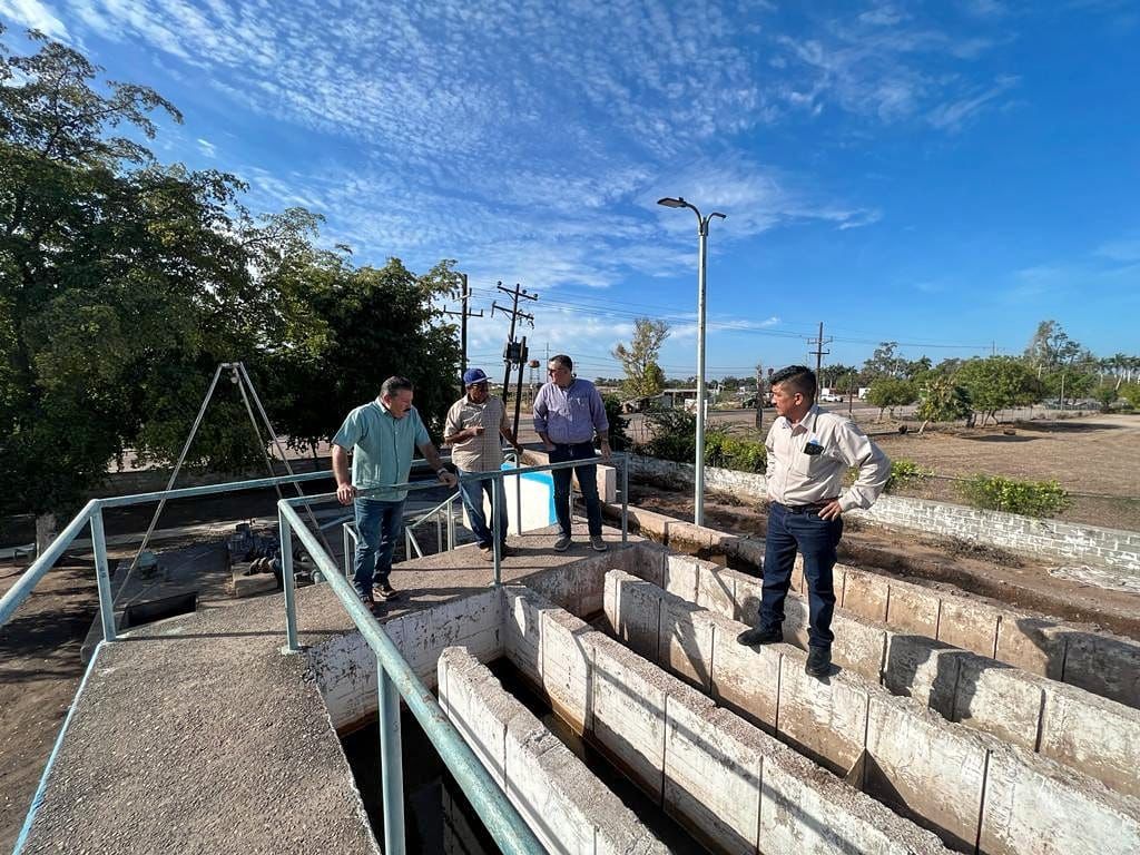 Ceapas supervisa plantas potabilizadoras en Angostura, Sinaloa; buscan mejorar el servicio de agua