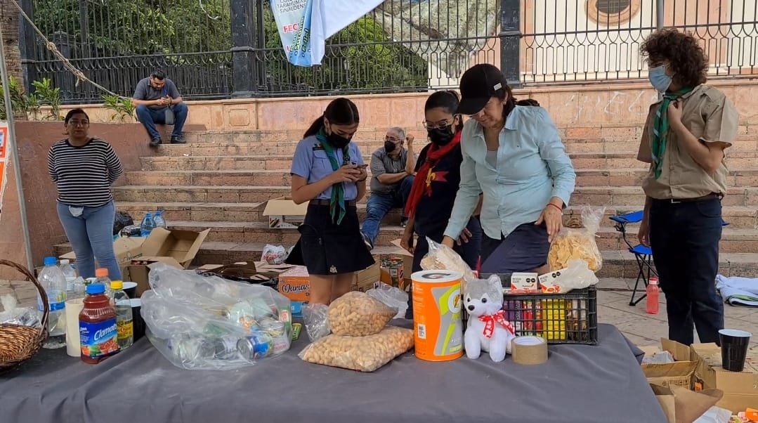 Es hora de apoyar, Colectivo Tarahumara realiza colecta para llevar alimentos a estudiantes indígenas