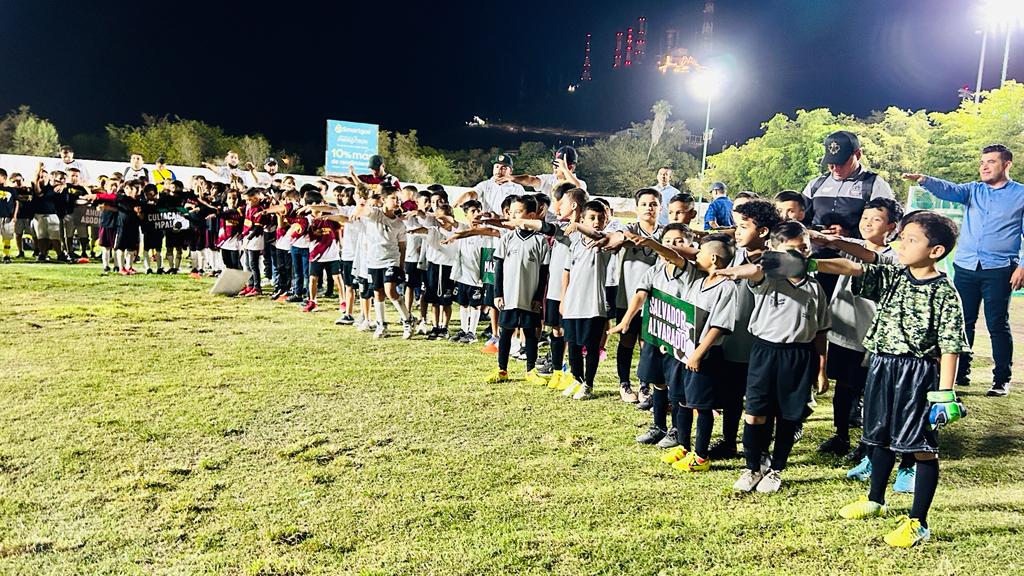 En Ahome se puso en marcha el estatal de futbol en la categoría pandas