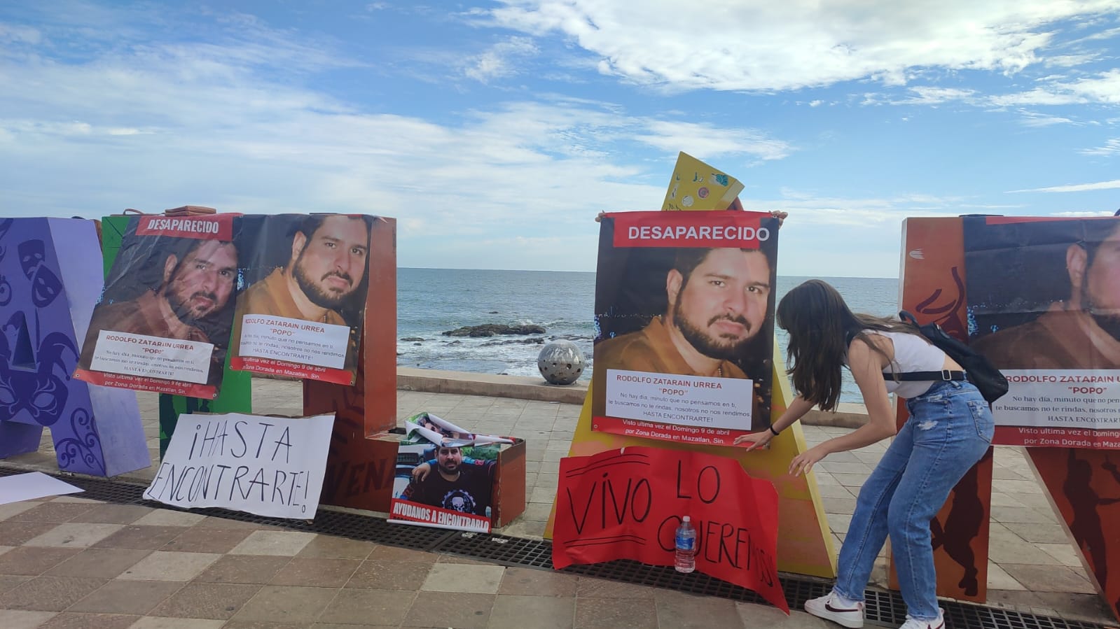 Familiares de Rodolfo realizan marcha para pedir a las autoridades que ya sea localizado