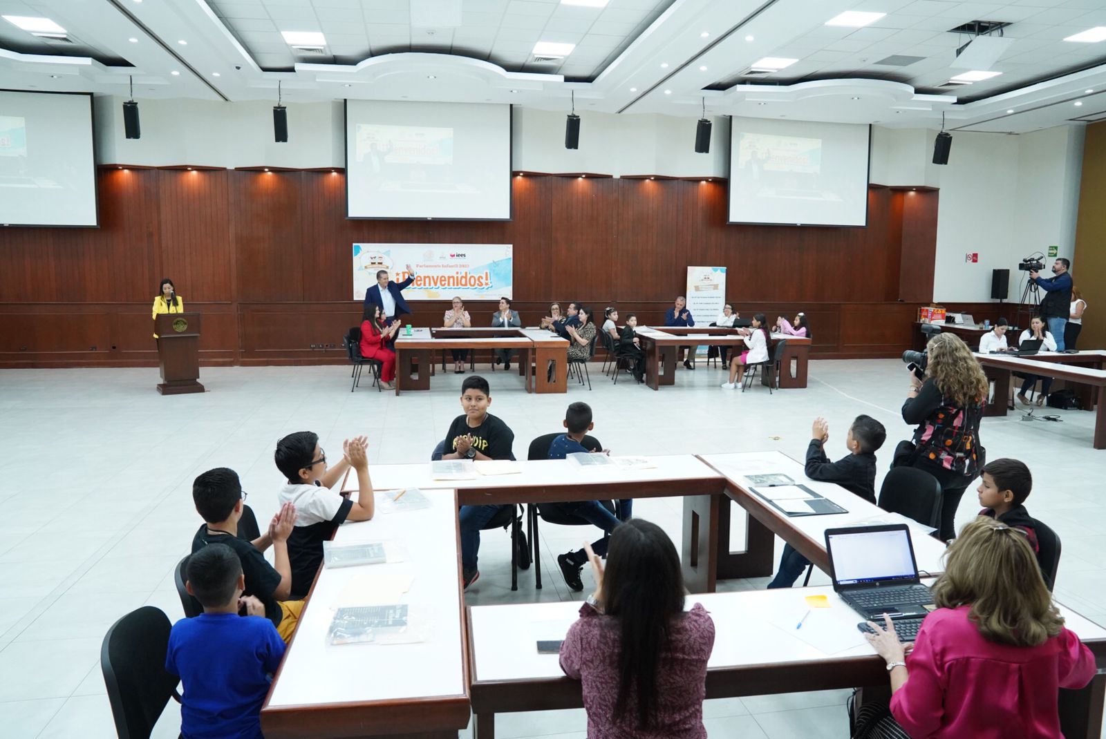 Instalan el Congreso, la SEPyC y el IEES el Parlamento Infantil 2023