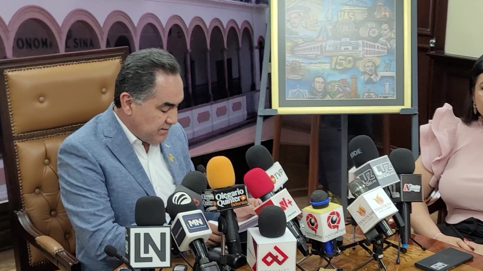 En la UAS no somos bandidos ni payasos: Rector a Rocha; las tortillas no fueron en su administración, dice