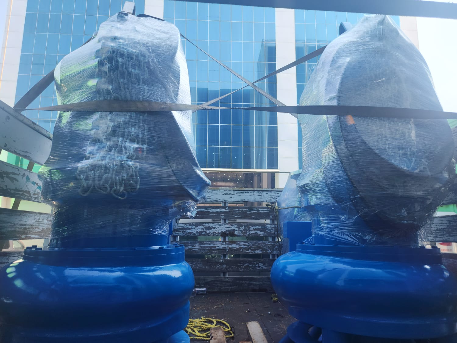 Nuevo equipo de bombeo llegó a Mazatlán para iniciar la modernización de los cárcamos