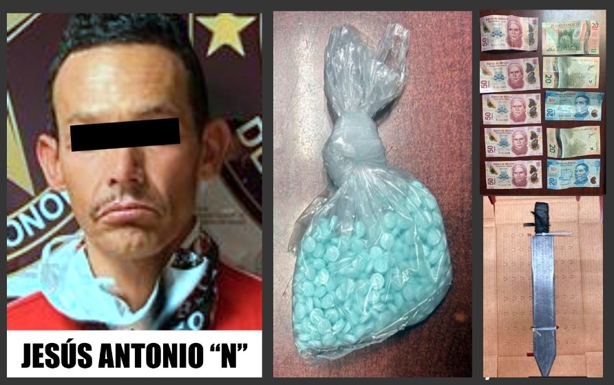 En posesión de más de 300 pastillas de fentanilo, ‘agarran’ a papá del bebé intoxicado con la droga en Nogales