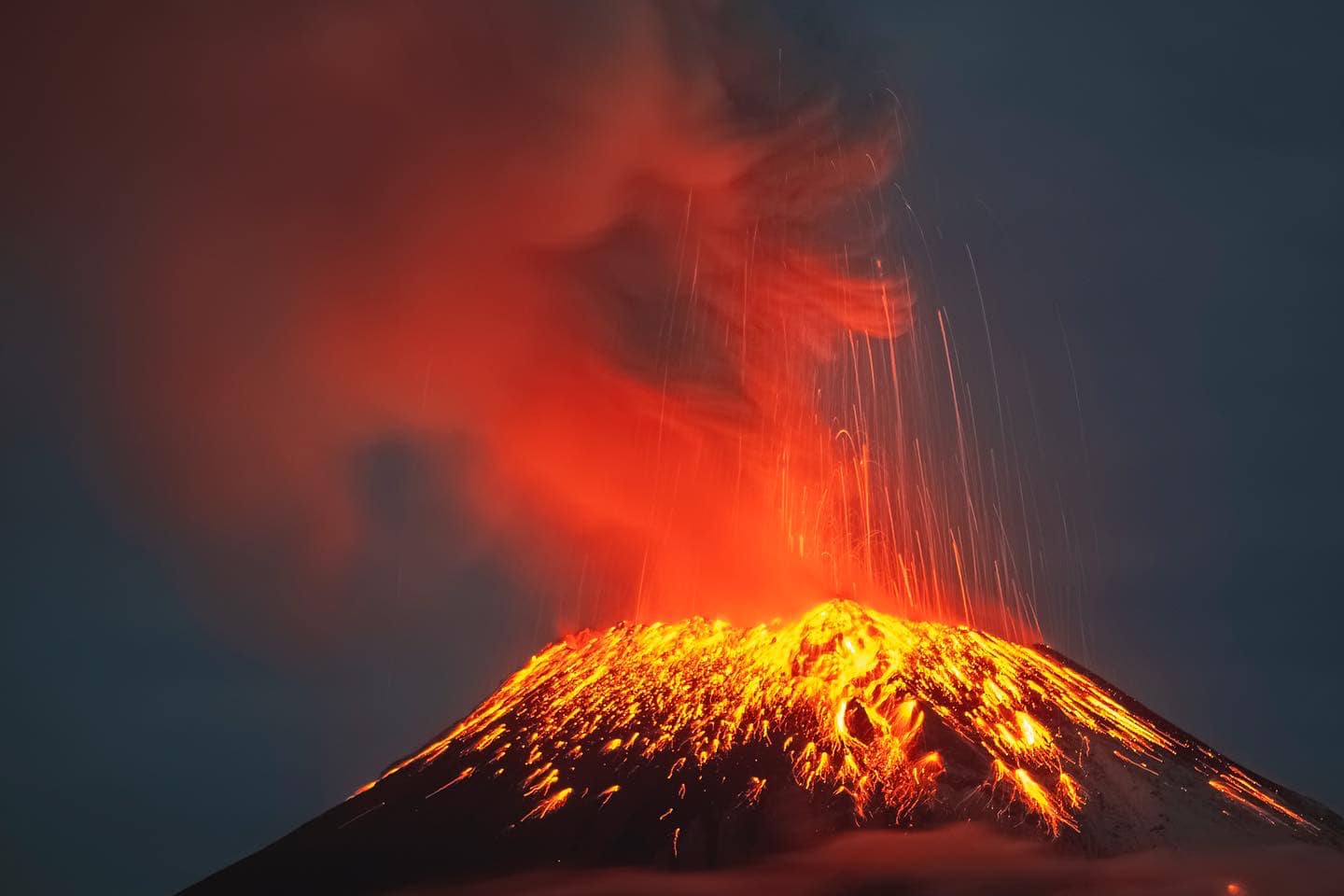 Imágenes: Con actividad continua, Popocatépetl mantiene en Amarillo Fase 3 la Alerta Volcánica