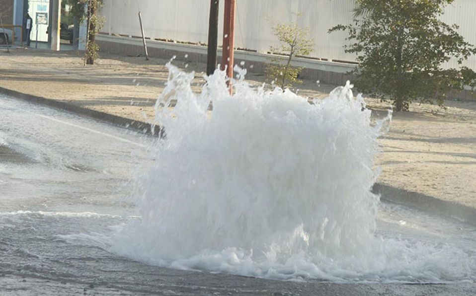 Por reparación de fuga, seis colonias de Mazatlán tienen corte temporal, Jumapam atiende ya la falla
