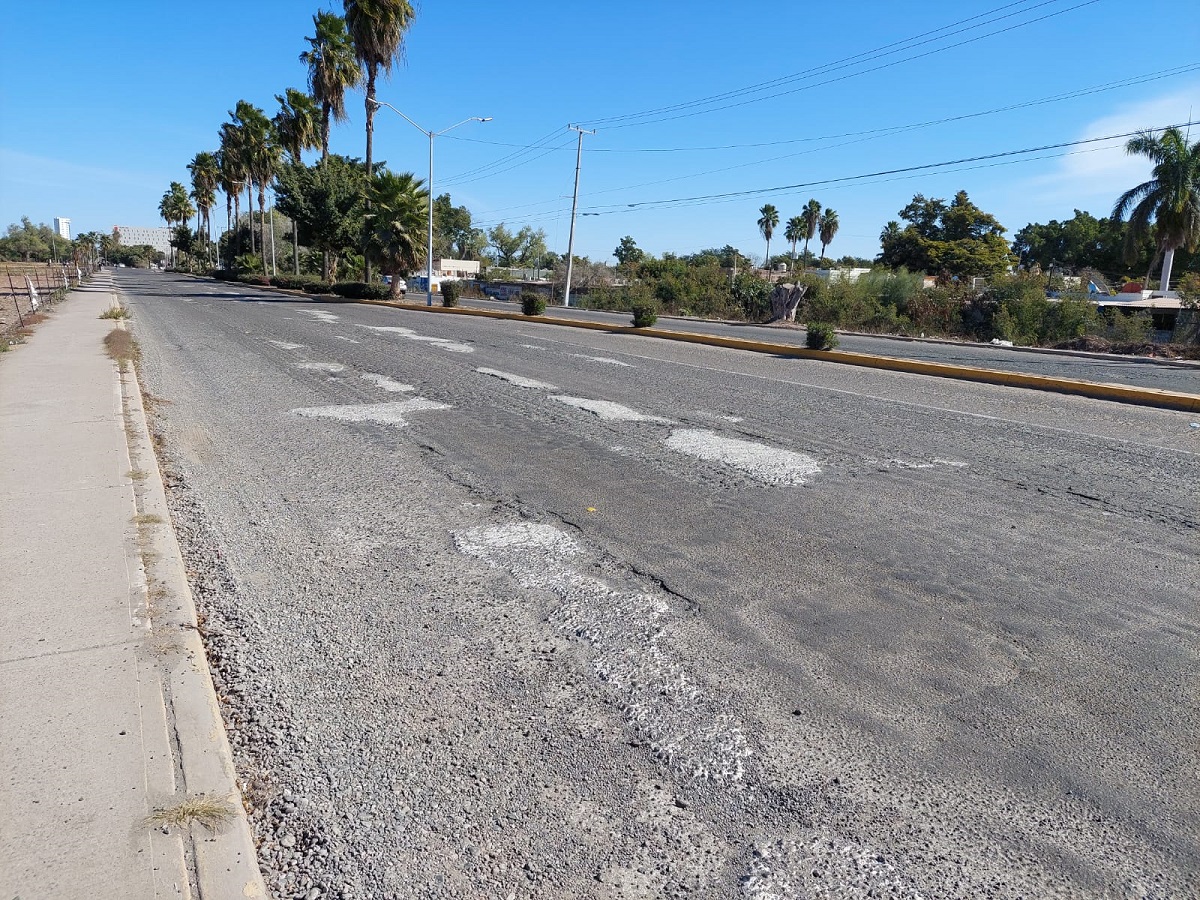 ¡Preparados! Es cuestión de días para arrancar obras de reparación del bulevar Rosales, en Ahome