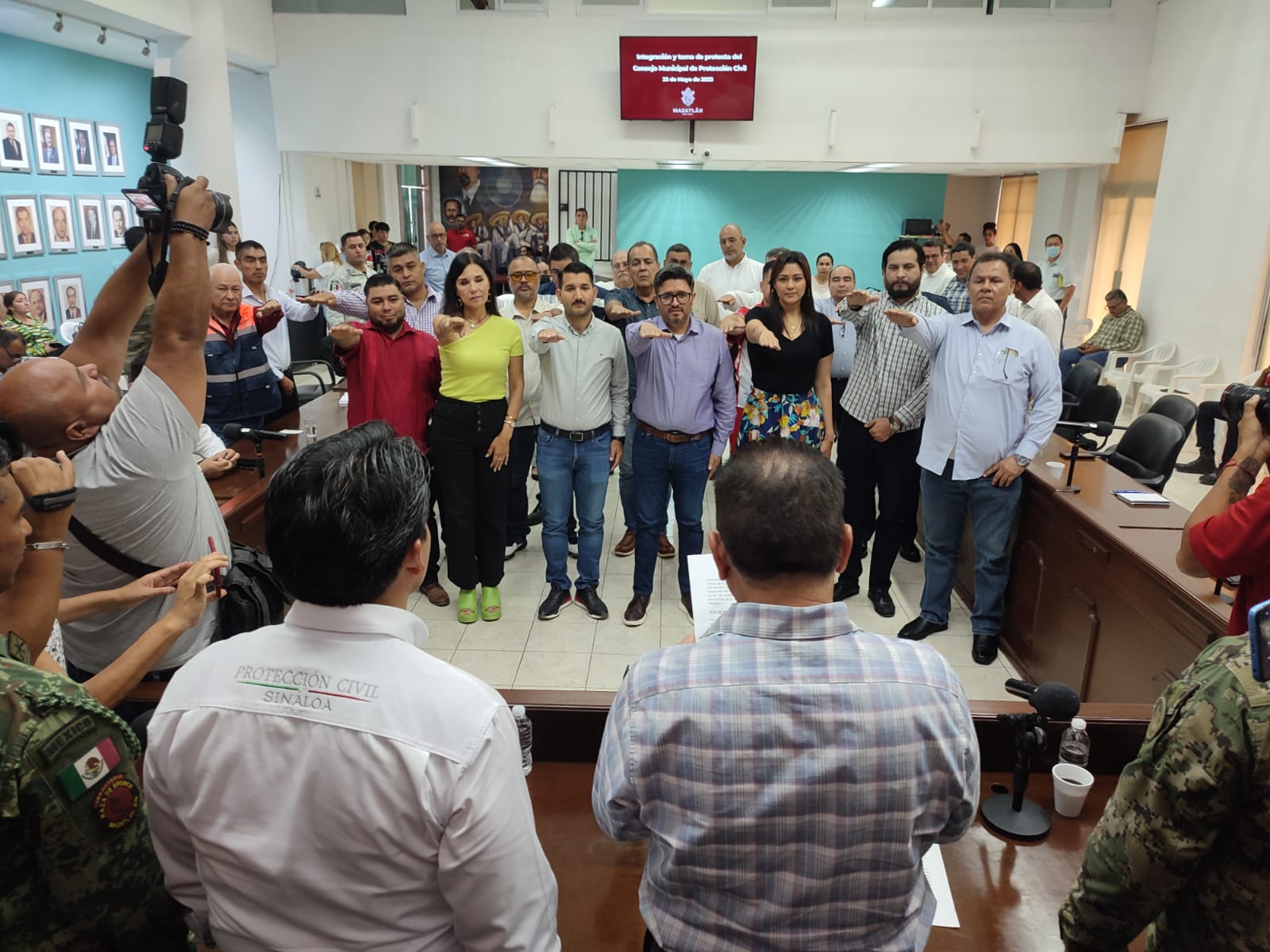 Rinde protesta Consejo Municipal de Protección Civil en Mazatlán ante temporada de huracanes