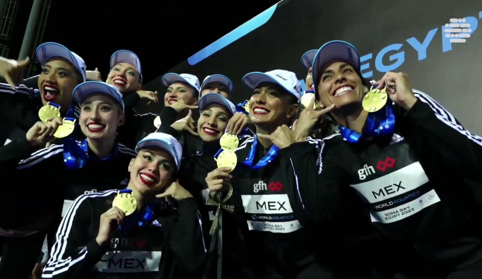 México gana oro en Copa Mundial de Natación Artística en Egipto