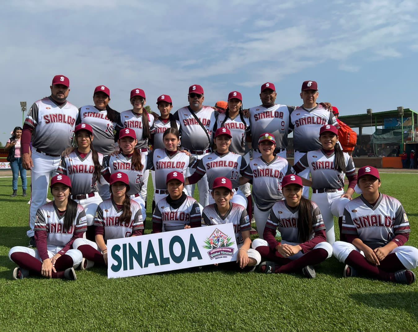 Sinaloa consigue un histórico triunfo en inicio de Nacional de beisbol femenil sub15