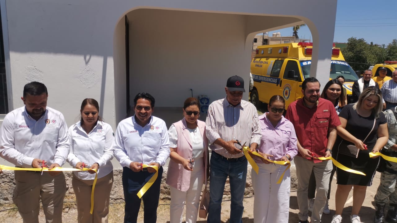 Tiene nuevas instalaciones el Instituto Estatal de Protección Civil en El Fuerte