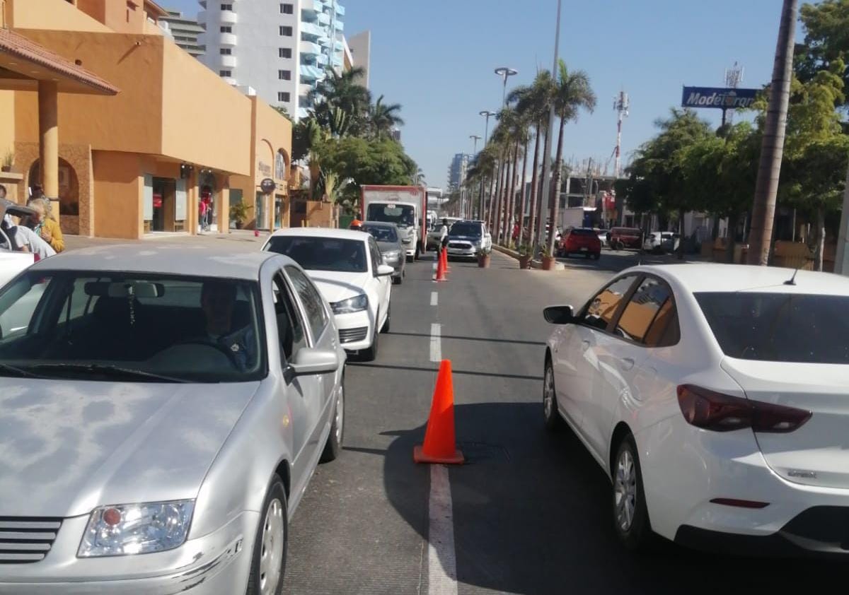¡Atención! Vuelven de doble sentido tramo de la  Camarón Sábalo por reparación, tome sus precauciones