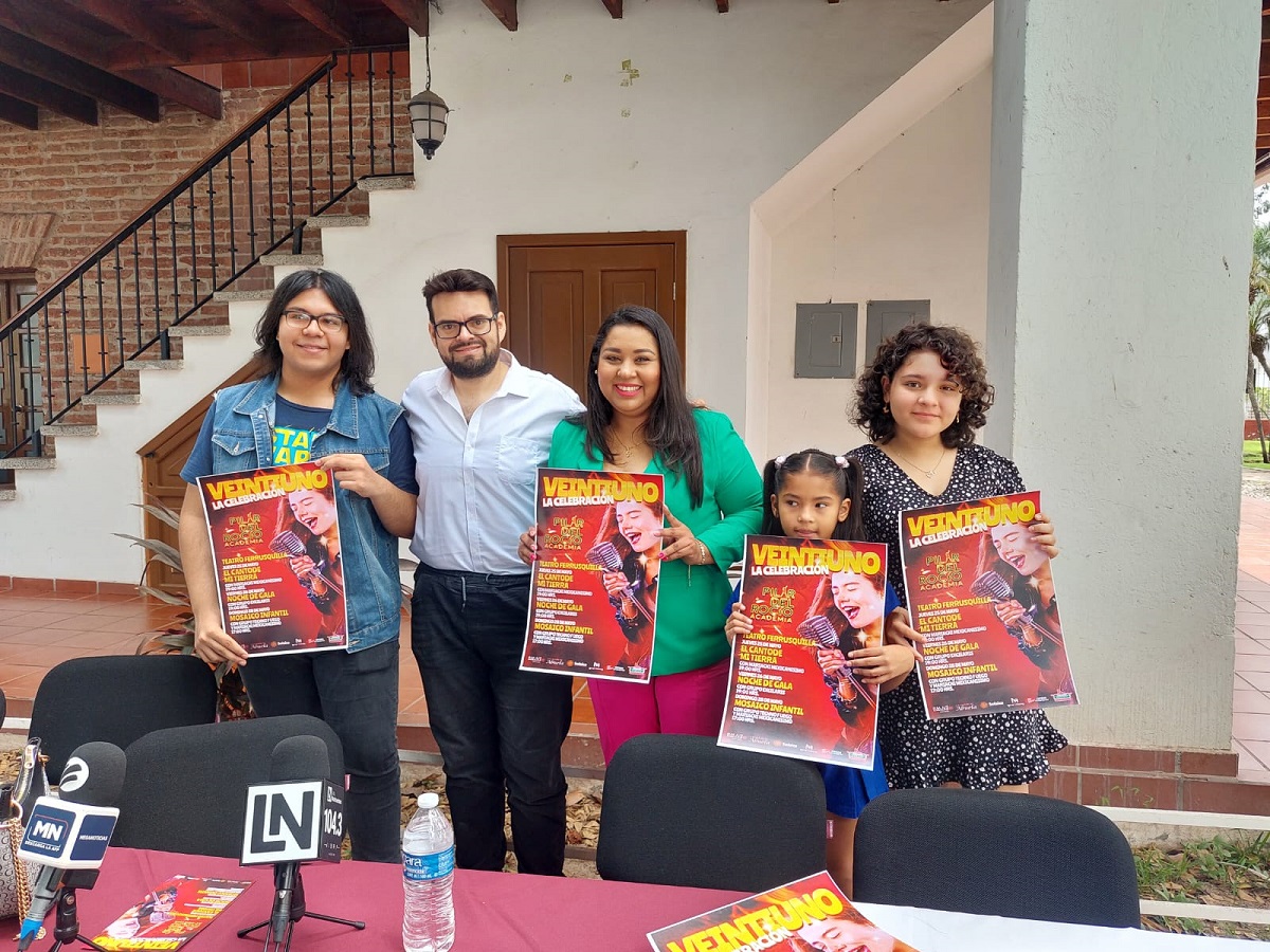 Para festejar su fundación, academia de canto Pilar del Rocío invita a conciertos “Veintiuno la celebración”