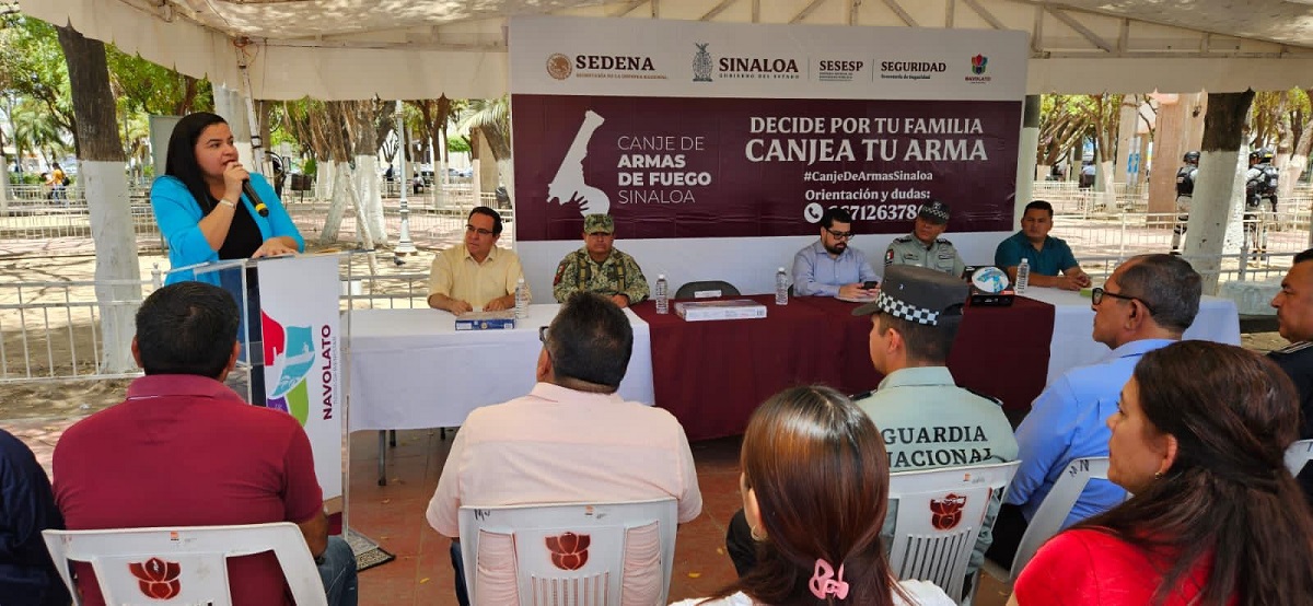 Arrancan en Navolato la campaña de canje de armas de fuego; llévate hasta 12 mil pesos