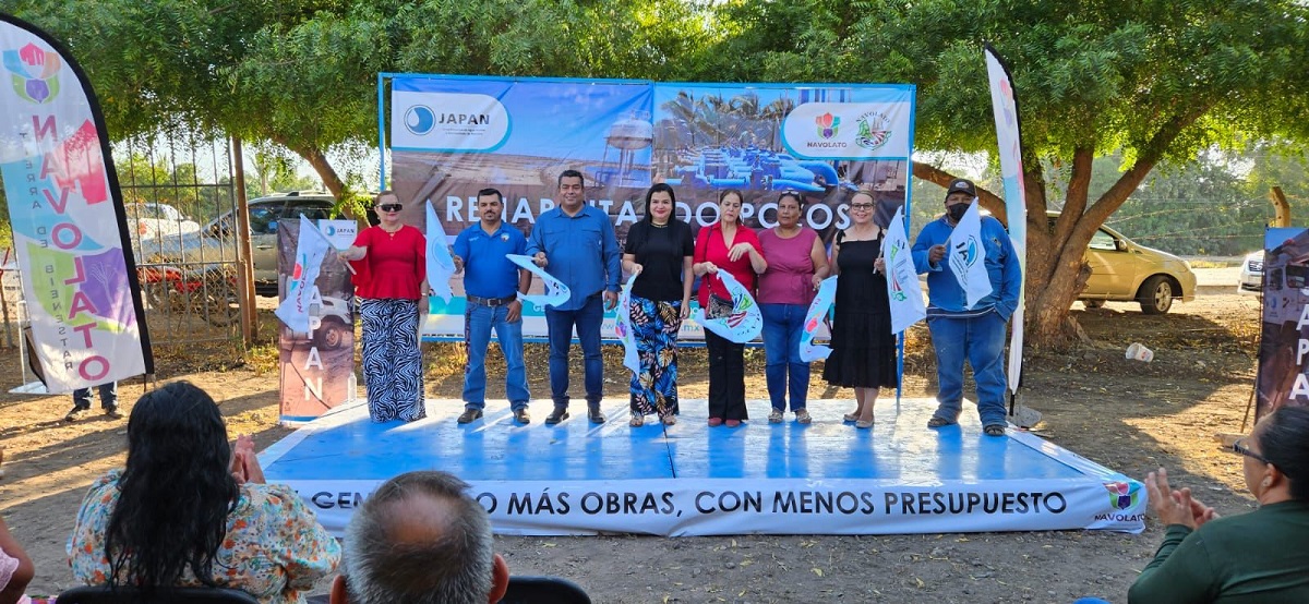 Margoth Urrea da banderazo de inicio de obra para mejorar el servicio de agua potable en comunidades de Bachimeto