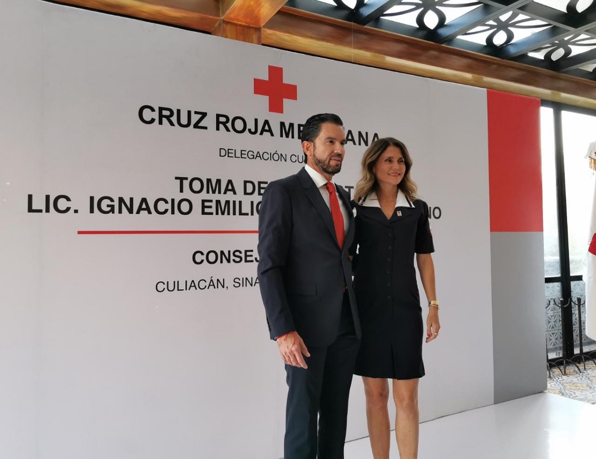 Rinde protesta Ignacio Emilio Escobosa como nuevo presidente de Cruz Roja Culiacán