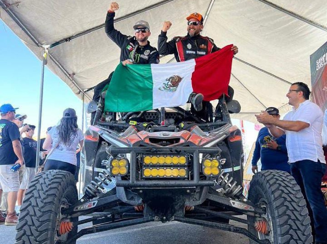 El sinaloense Jorge Cano brilla y logra el segundo lugar en el Sonora Rally