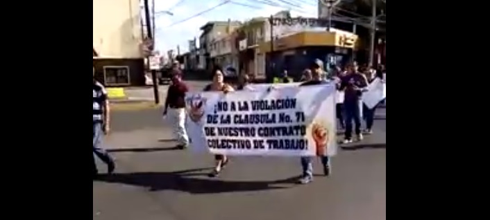 En Mazatlán, por cuarto año no hubo marcha por el Día del Trabajo, solo de jubilados y trabajadores de la UAS