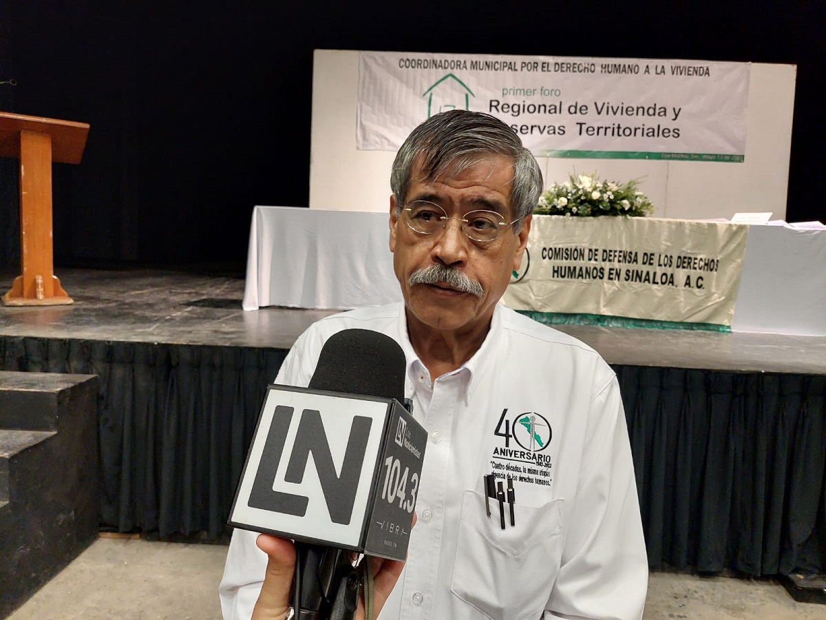 Busca Comisión de Defensa de los Derechos Humanos en Sinaloa adquisición de créditos estatales para terrenos