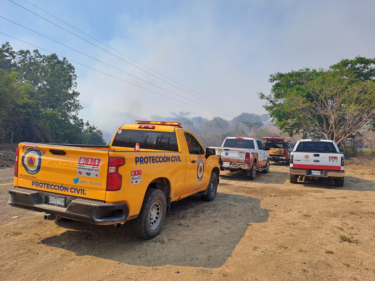 Tras incendio forestal en la sierra de Concordia, son evacuadas 40 personas de dos pueblos