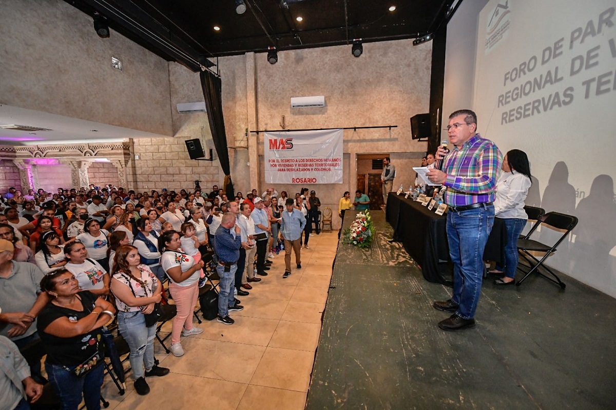 Van en búsqueda de nueva reserva territorial para desplazados en Mazatlán
