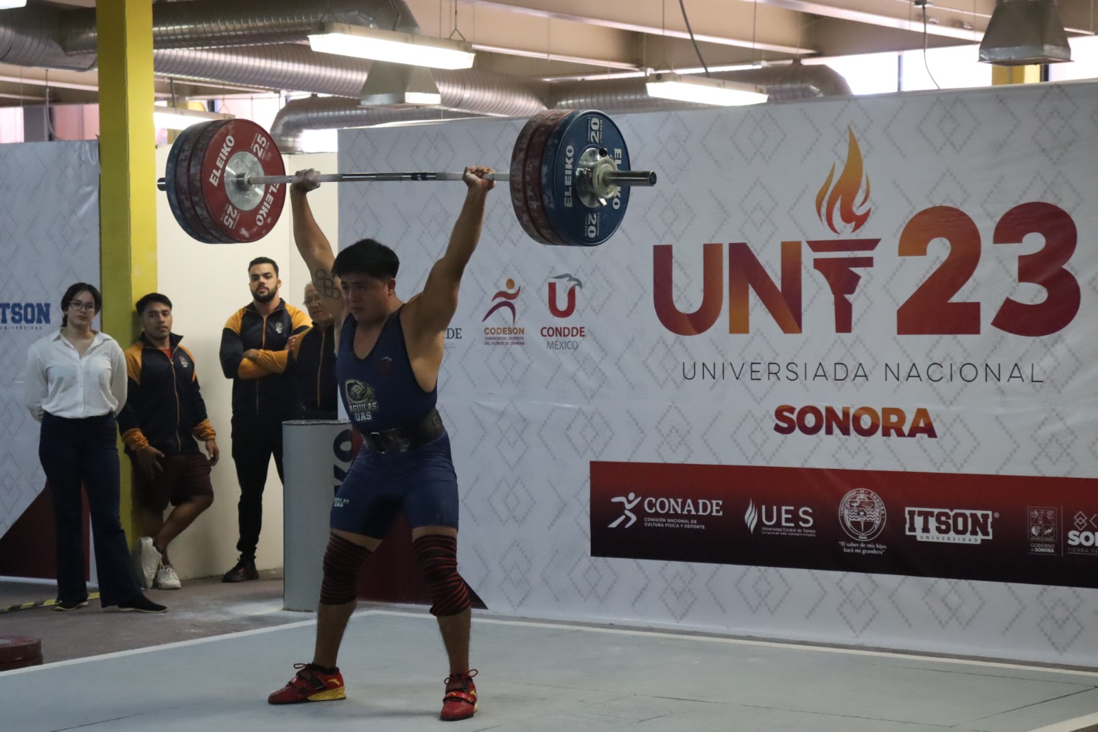 Águilas UAS suma más oros en Halterofilia de la Universiada Nacional 2023