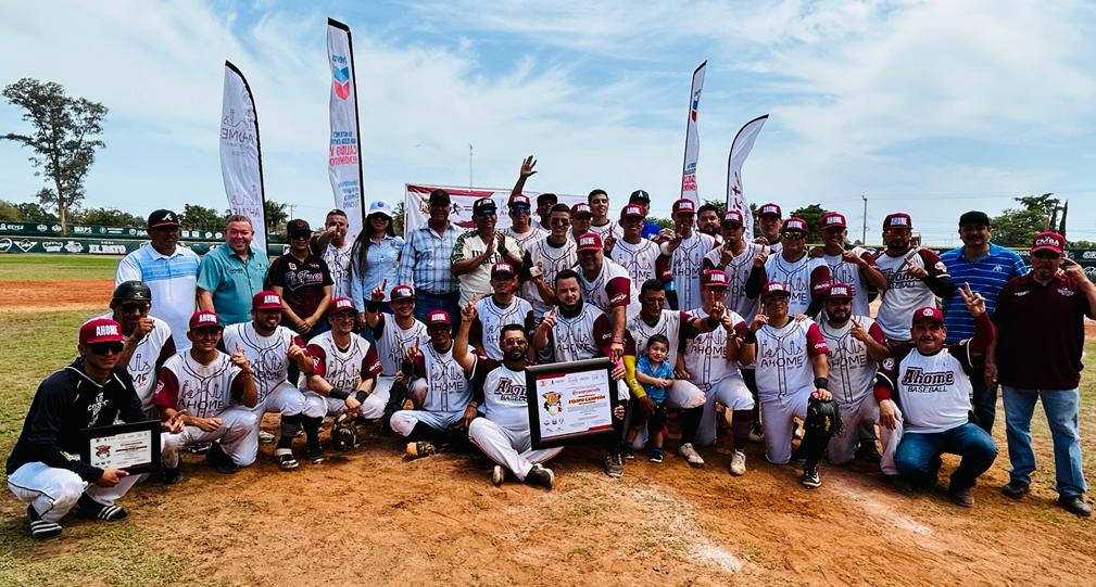 Ahome Tinto se corona en el Estatal de Beisbol de Primera Fuerza 2023