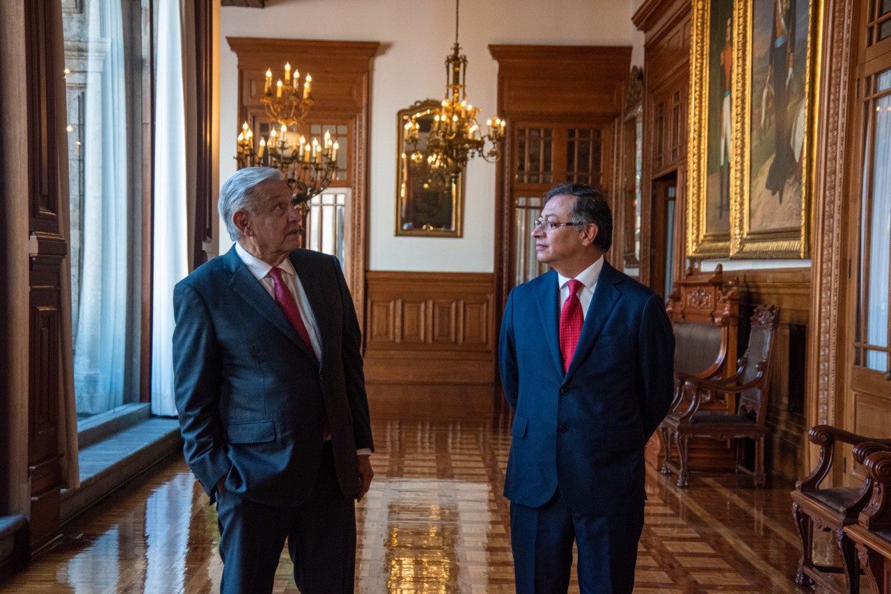 ‘Todo mi apoyo al presidente Petro’: AMLO respalda a su homólogo de Colombia, ante protestas