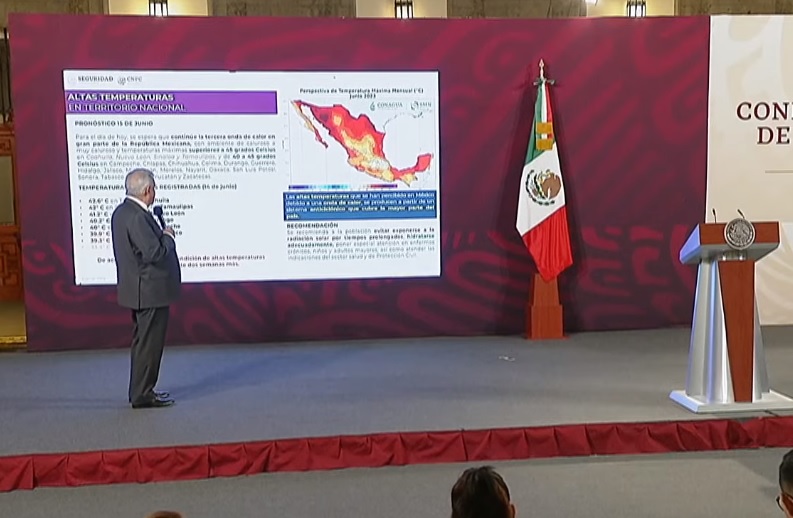 Ante las alertas por ola de calor en México, López Obrador adelanta ofrecer un informe