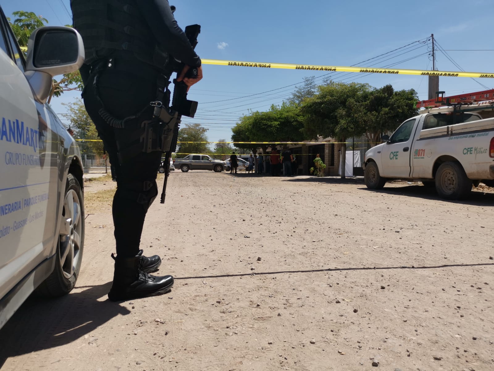 Asesinan a balazos a un motociclista frente a un kínder, en el ejido México en Ahome