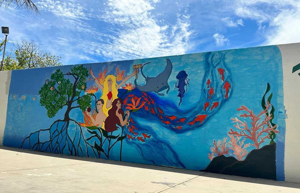 CBTA 116 de Palmitas gana el concurso de murales “Crea, Innova y Gana”, realizado por el IMJU Angostura