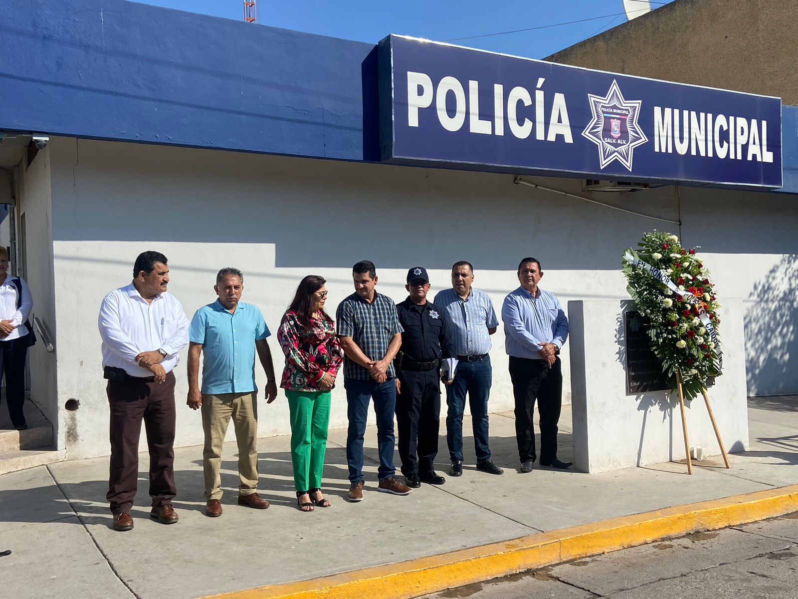 Celebran a los policías en su día en Salvador Alvarado; alcalde agradece y reconoce su labor