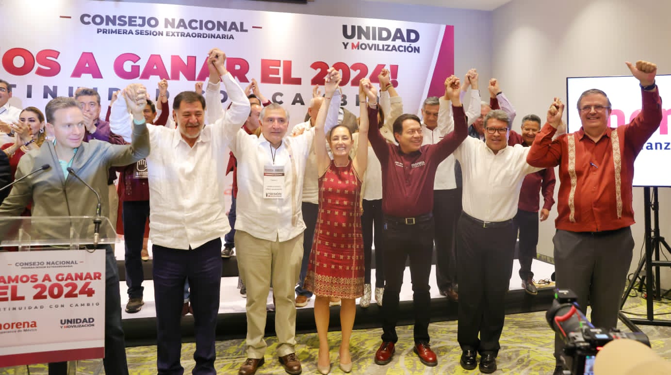 ‘Estamos más fuertes que nunca’: Claudia Sheinbaum; la única mujer de Morena en defensa de la transformación