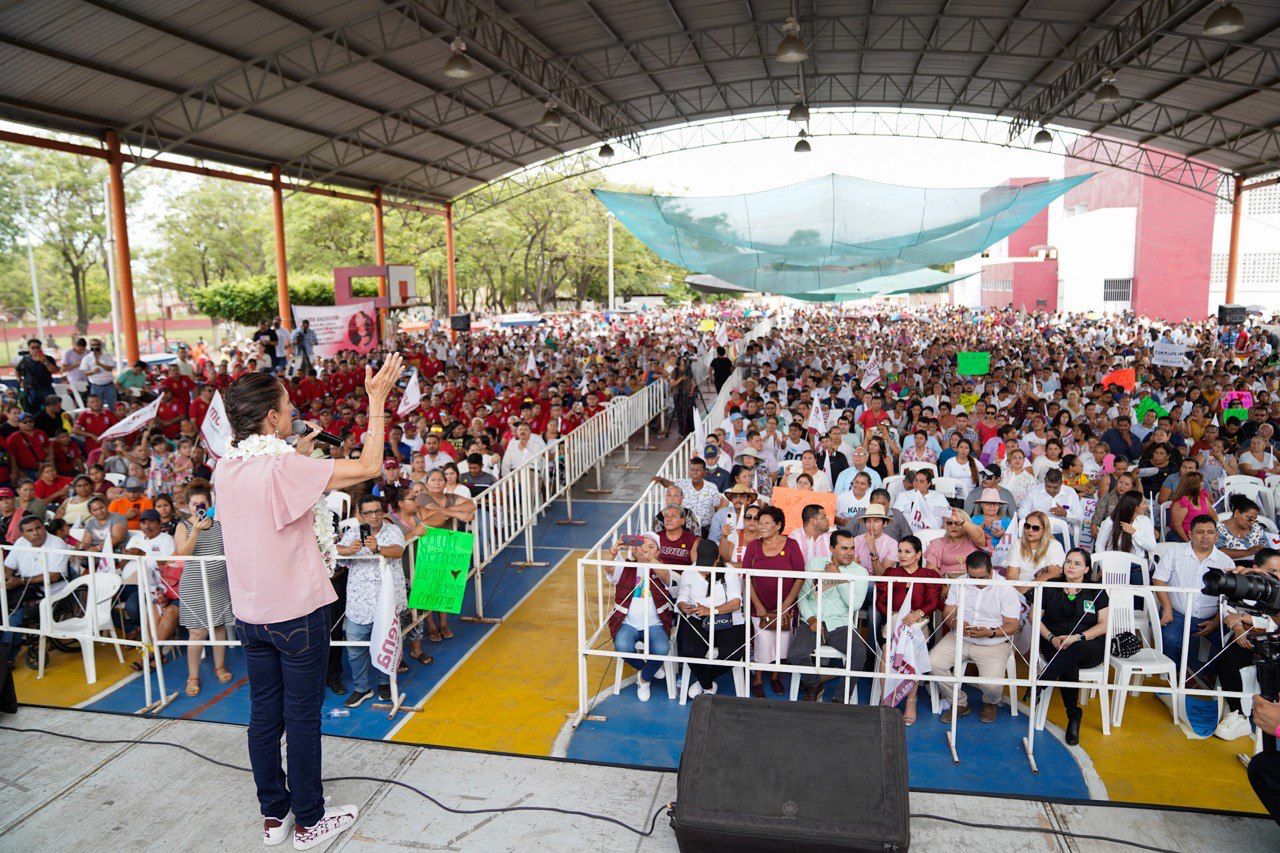 Impulso al campo es sello de la 4T, destaca Sheinbaum desde Lázaro Cárdenas, Michoacán