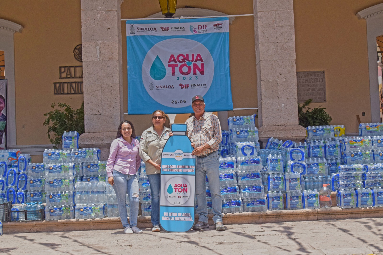 Municipio de El Fuerte se sumó al Aquatón 2023