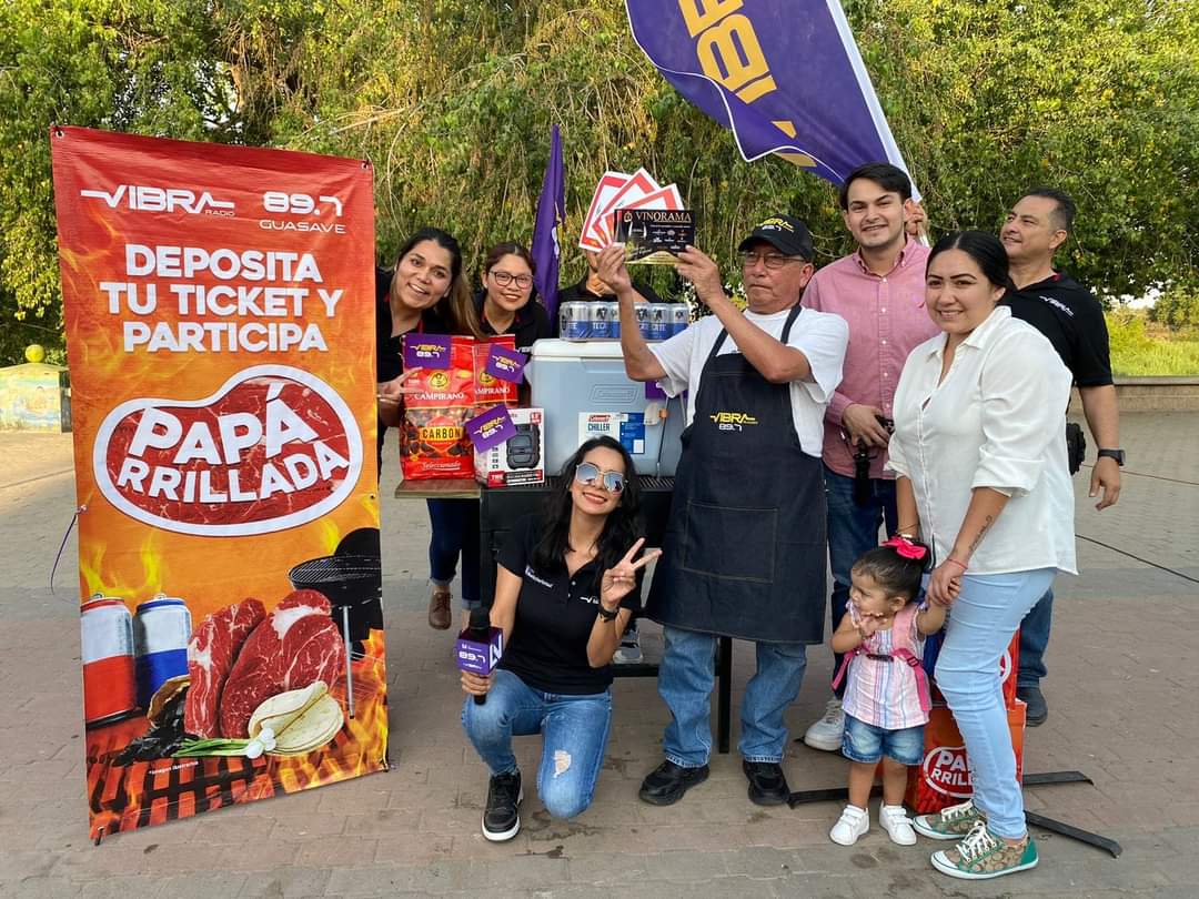 Con la Paparrillada de Vibra Radio don Omar Fierro tendrá carnita asada, en Guasave