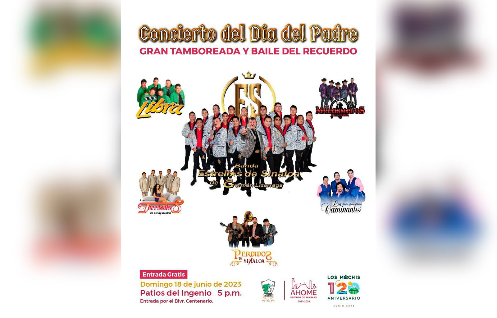 Concierto musical del 18 de junio festejará a Los Mochis y también a los papás: IMAC