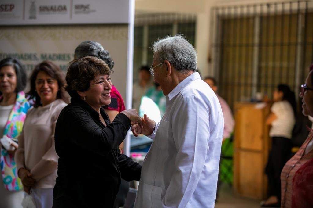 Felicita Rubén Rocha a Delfina Gómez virtual ganadora de la gubernatura en EdoMex