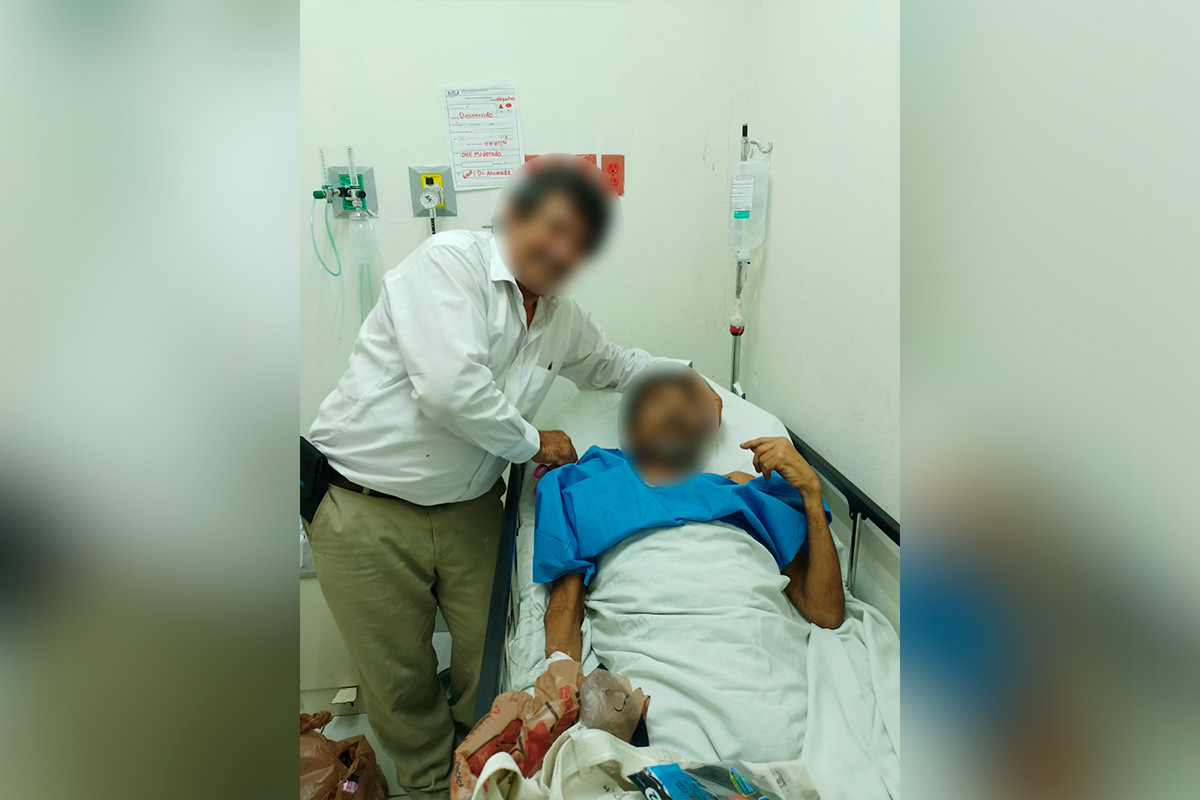 ¡Gracias por su ayuda! Don Carlos ya está con su familia, fue localizado tras años sin saber de él