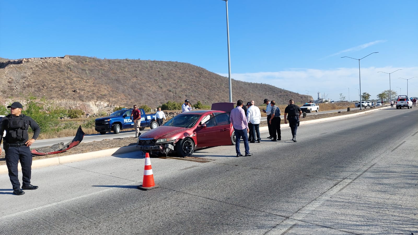 Elemento de la Semar sufre accidente en plenos festejos del Día de la Marina