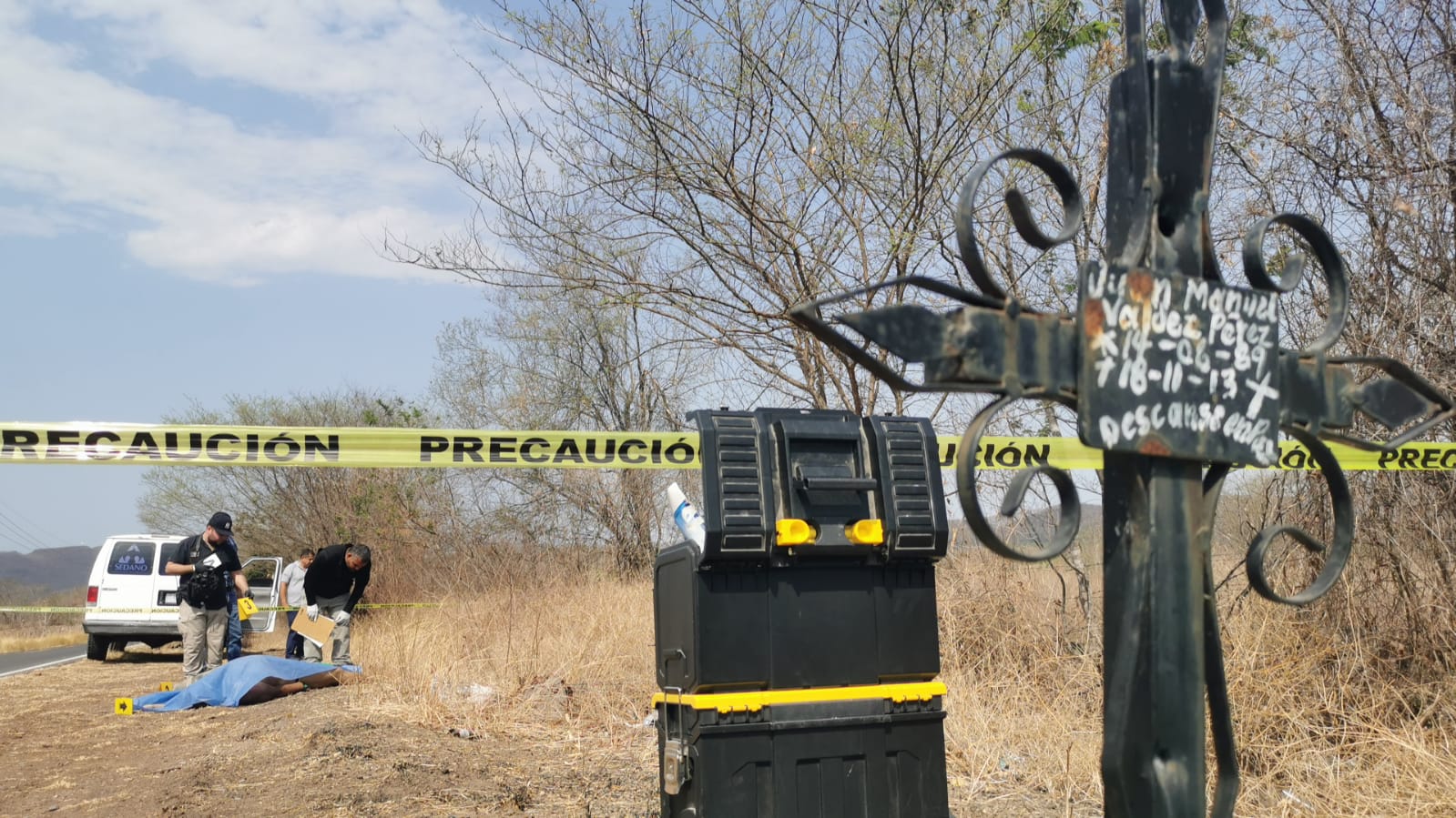 Encuentran asesinado a taxista de Culiacán en Pericos, carretera a Badiraguato
